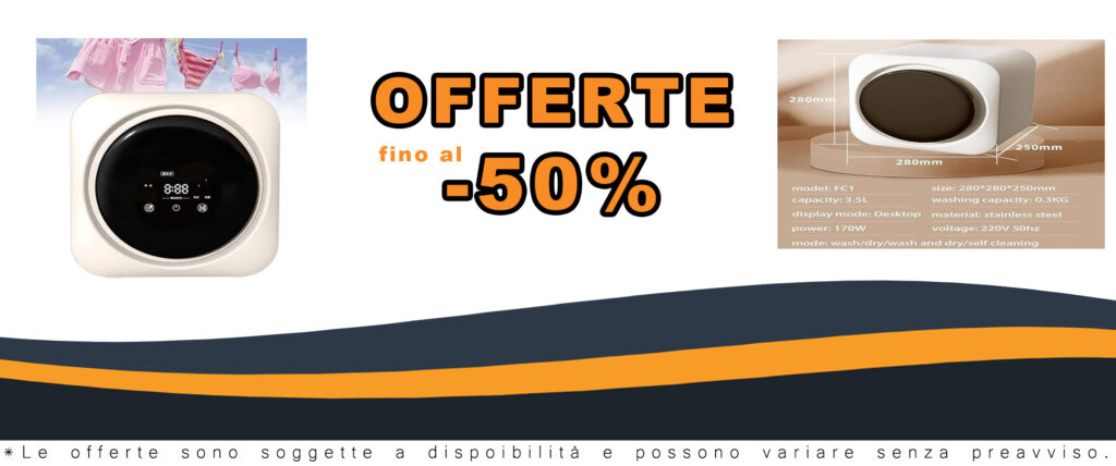 DPQYJPP Mini Lavatrice Asciugatrice 170W 3,5L, compatta e portatile per appartamenti e campeggio