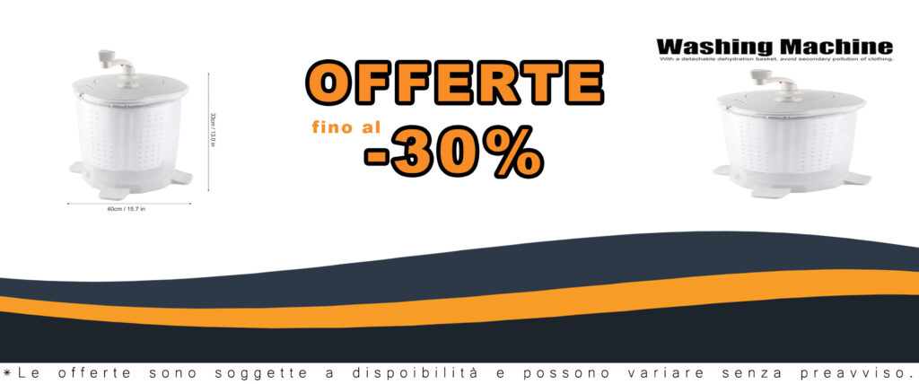 Mini Lavatrice Portatile, Manuale e Compatta per Casa