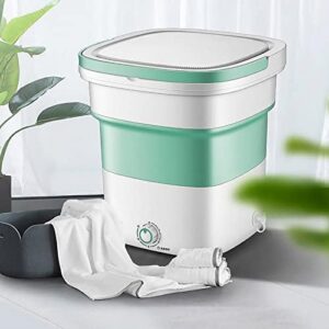 PanHuiWen Mini Lavatrice Centrifuga Pieghevole 1.8kg in azione, perfetta per camper e dormitori