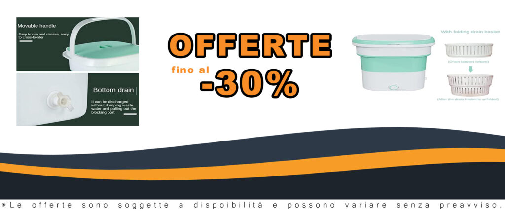 Mini Lavatrice Portatile Pieghevole 1.8kg, ideale per appartamenti e viaggi, compatta e pratica