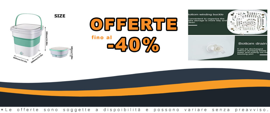PanHuiWen Mini Lavatrice per Intimo Pieghevole 1.8kg, ideale per campeggio e viaggi, con centrifuga turbina
