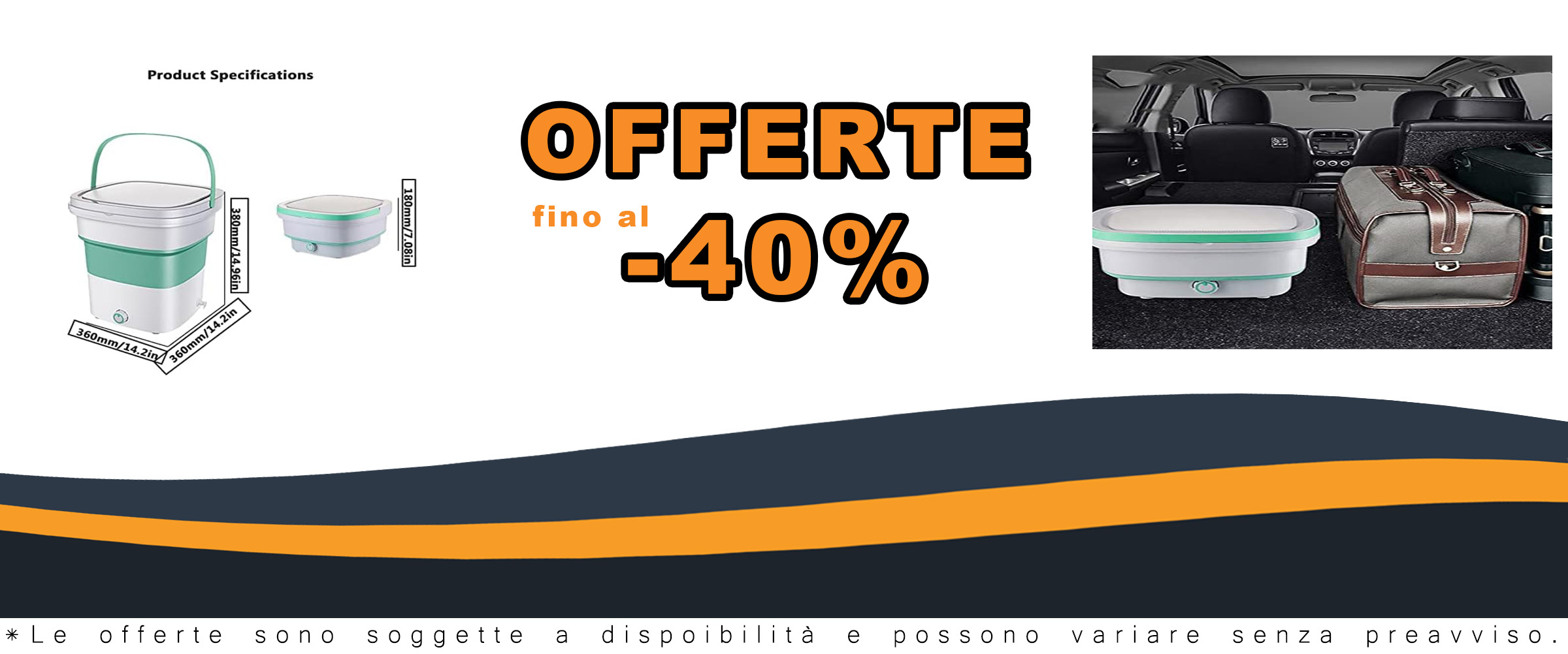 PanHuiWen Mini Lavatrice da Borsa Pieghevole 1.8kg, perfetta per spazi ridotti come dormitori e campeggio
