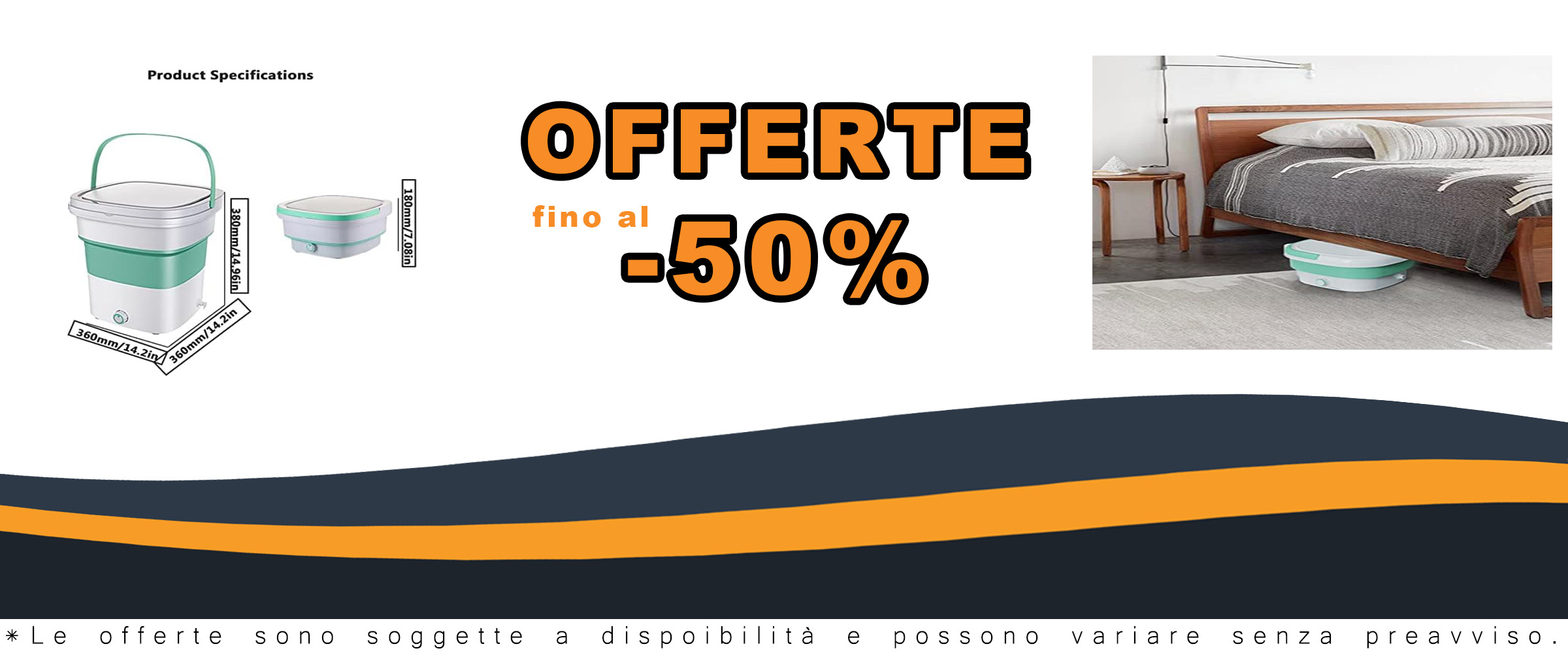 PanHuiWen Mini Lavatrice Portatile, ideale per campeggio, viaggi e piccoli spazi