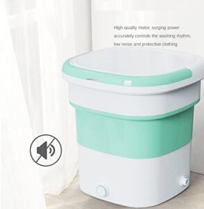 PanHuiWen Mini Lavatrice Centrifuga Pieghevole 1.8kg, compatta e versatile, adatta per dormitori e viaggi