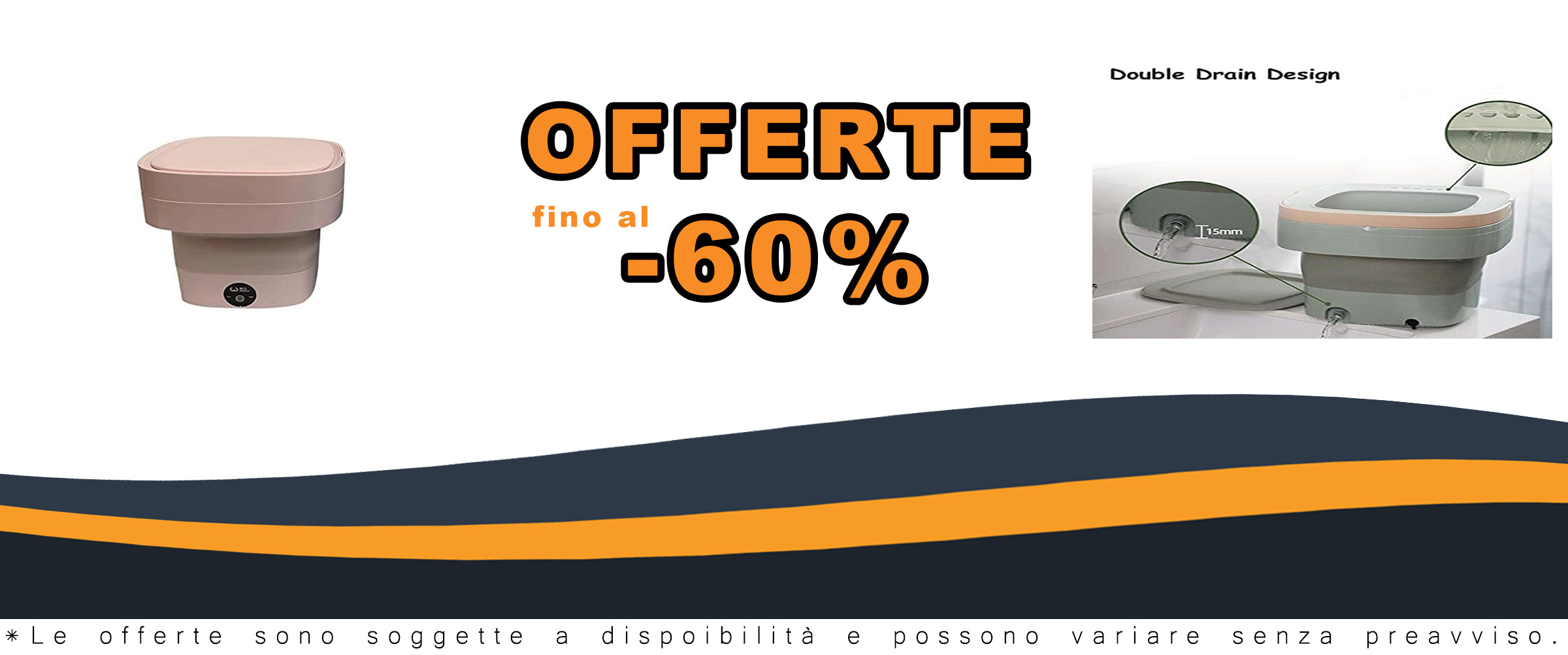 Lavatrice portatile pieghevole TANYTAO-SHOP per biancheria intima e piccoli capi