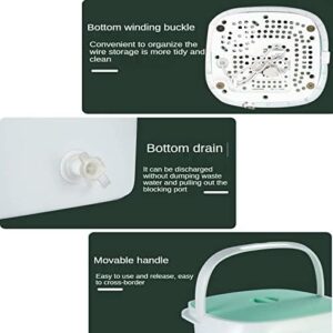 Mini lavatrice pieghevole da 1,8 kg, portatile e ideale per roulotte, piccoli appartamenti e viaggi