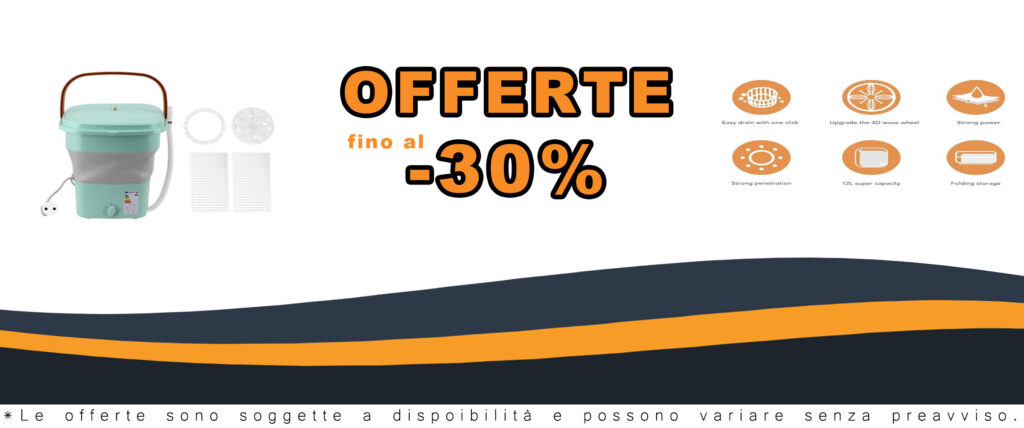 gernie Lavatrice Portatile Mini Lavatrice Automatica da 16 Litri, ideale per biancheria intima e vestiti per bambini