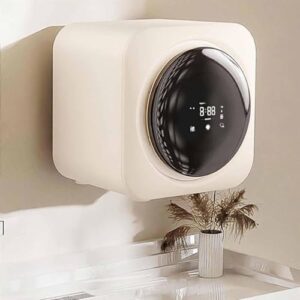 YANDDEA Mini Lavatrice 3 in Uno Portatile a Parete/Desktop con riscaldamento a caldo e asciugatrice per biancheria intima e calzini