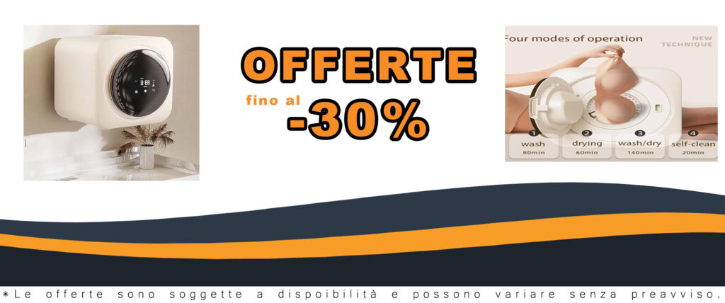 DMXQJK Mini Lavatrice da Parete 3,5L - Compatta e Automatica