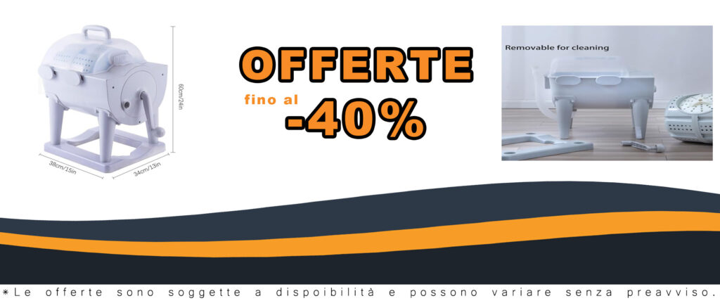 NobeOnbe Lavatrice Manuale Portatile all-in-One