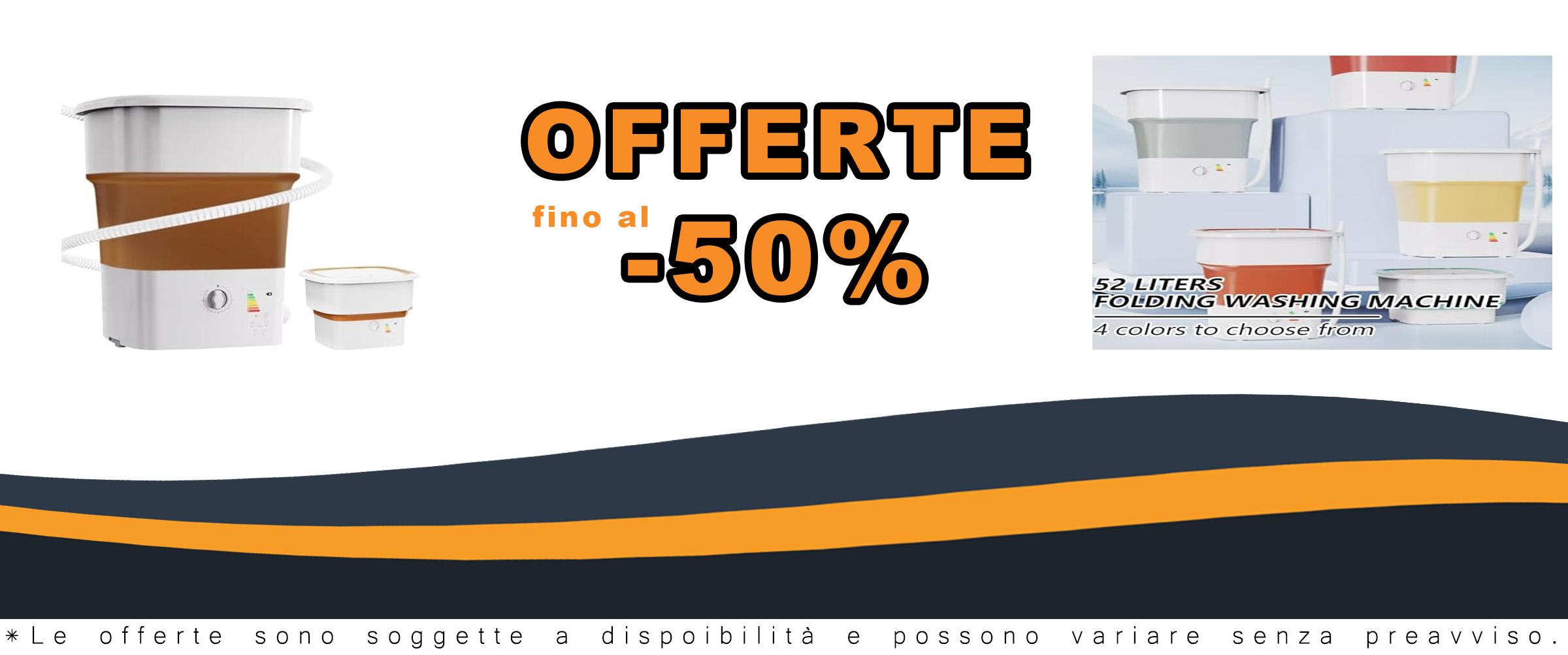 FSADYANG Lavatrice Portatile, Mini Lavatrice da Campeggio, compatta e pieghevole, con capacità di 52 litri