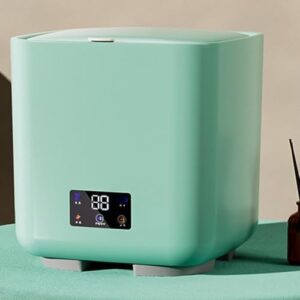 Dxysyldrun Mini Lavatrice Verde, compatta e automatica, ideale per biancheria intima e piccoli carichi