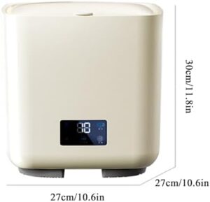 Mini lavatrice Dxysyldrun compatta, ideale per biancheria intima e calze, con funzioni di lavaggio e asciugatura