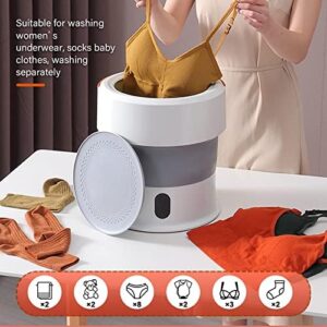 BAOSHIDAER Mini Lavatrice Pieghevole per Spugne da Trucco con sterilizzazione all’ozono e ultrasuoni  
