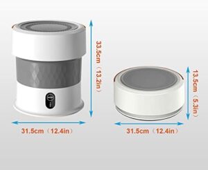 BAOSHIDAER Mini Lavatrice Pieghevole per Spugne da Trucco con Sterilizzazione a Ozono  