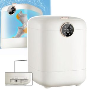 WhAeoy Lavatrice Portatile, compatta e versatile, ideale per biancheria intima e capi delicati