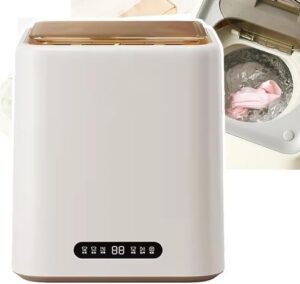WhAeoy Mini Lavatrice Portatile con purificazione batterica a luce blu e asciugatura a temperatura costante