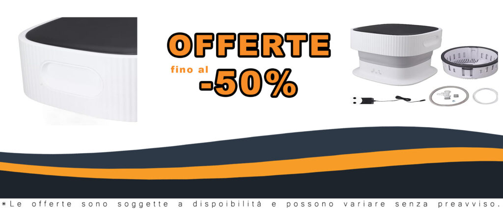 Mini lavatrice portatile pieghevole Aqxreight, ideale per appartamenti e viaggi, con cestello di scarico.