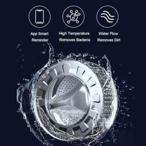 Lavatrice a parete TRTDYFKH con asciugatrice a vapore ad alta temperatura e schermo touch LED