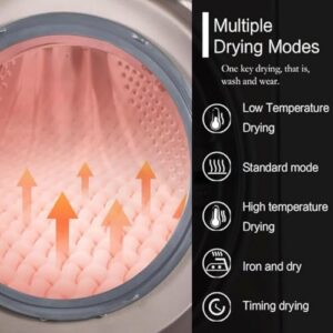 Mini Lavatrice a Parete TRTDYFKH, design compatto e potente per biancheria intima e piccoli carichi