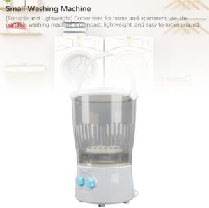 Lavatrice compatta da 10 litri con timer da 15 minuti, completamente automatica e portatile.