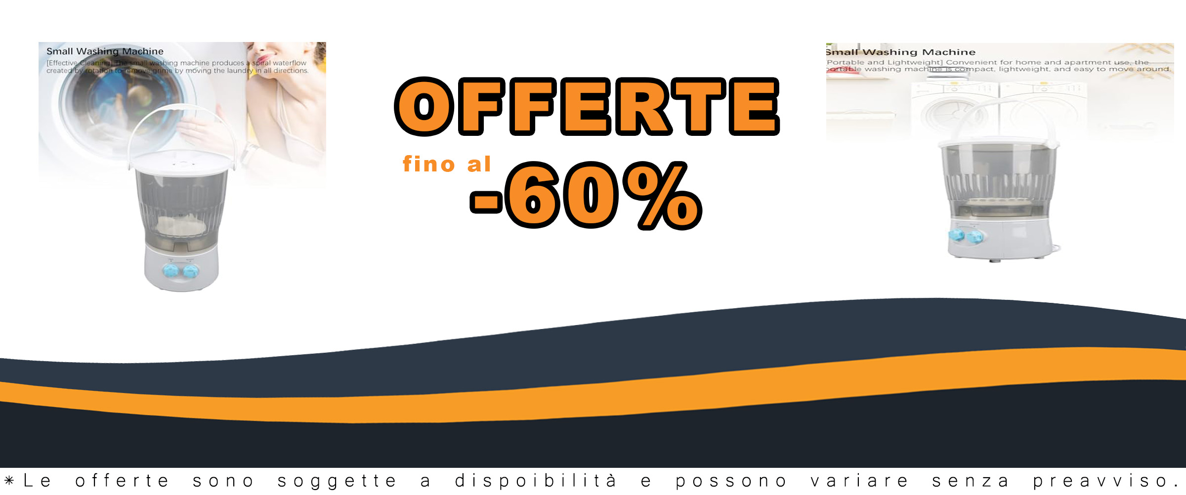 Lavatrice compatta da 10 litri con timer da 15 minuti, completamente automatica e portatile.