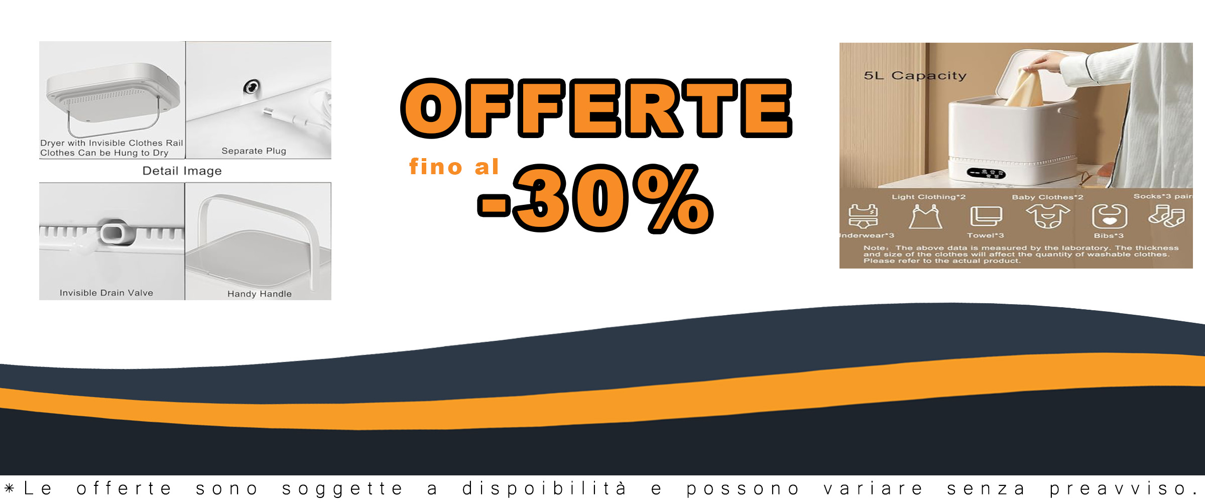 HYQNG Lavatrice Portatile da 5 Litri con Funzione di Disidratazione, Mini Lavatrice e Asciugatrice