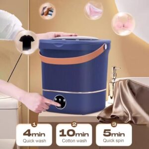 YZMJXNYY Mini Lavatrice Portatile con cestello di scarico, adatta per viaggi e campeggio