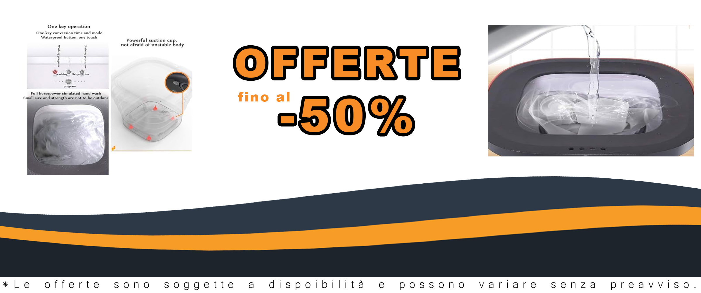 SDKFJ Lavatrice Portatile, Mini Lavatrice Pieghevole per Campeggio e Viaggi