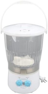 Wifehelper Lavatrice Compatta 85W 10L, ideale per piccoli appartamenti e bucato rapido