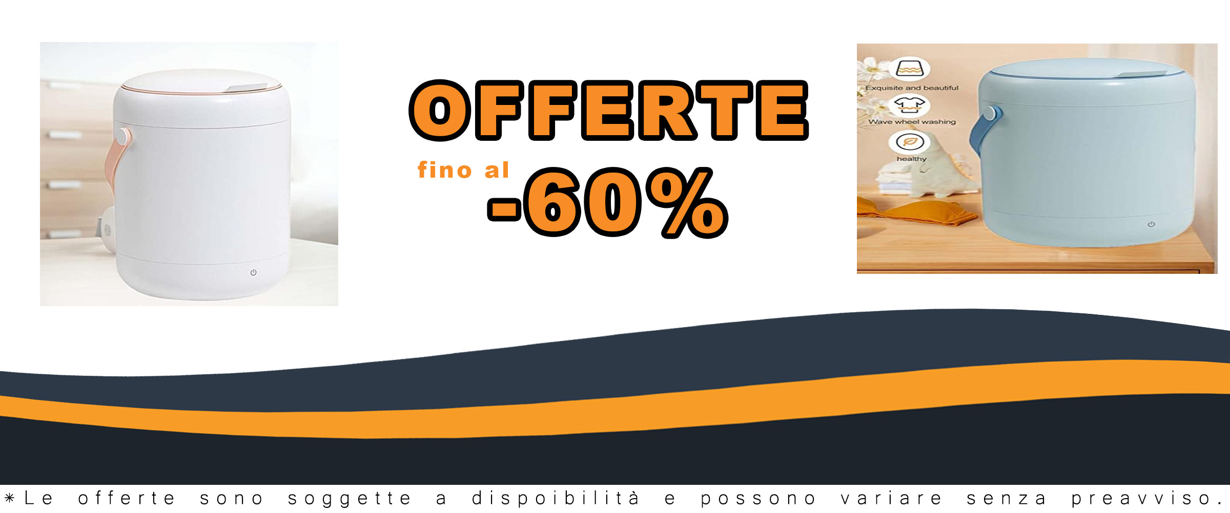 Samnuerly Mini Lavatrice Elettrica Automatica Portatile 2.8L con Luce Blu, ideale per piccoli spazi  