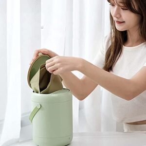 Samnuerly Rondella compatta a basso rumore 2.8L mini lavatrice portatile verde per vestiti e bambini