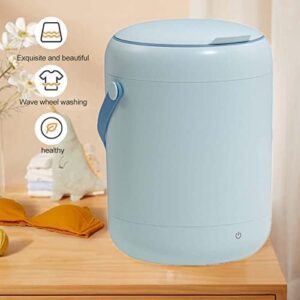 Samnuerly Piccola Lavatrice Elettrica per Vestiti 2.8L con Luce Blu
