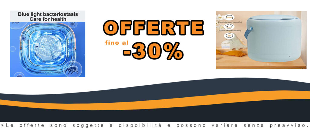 Samnuerly Piccola Lavatrice Elettrica per Vestiti 2.8L con Luce Blu