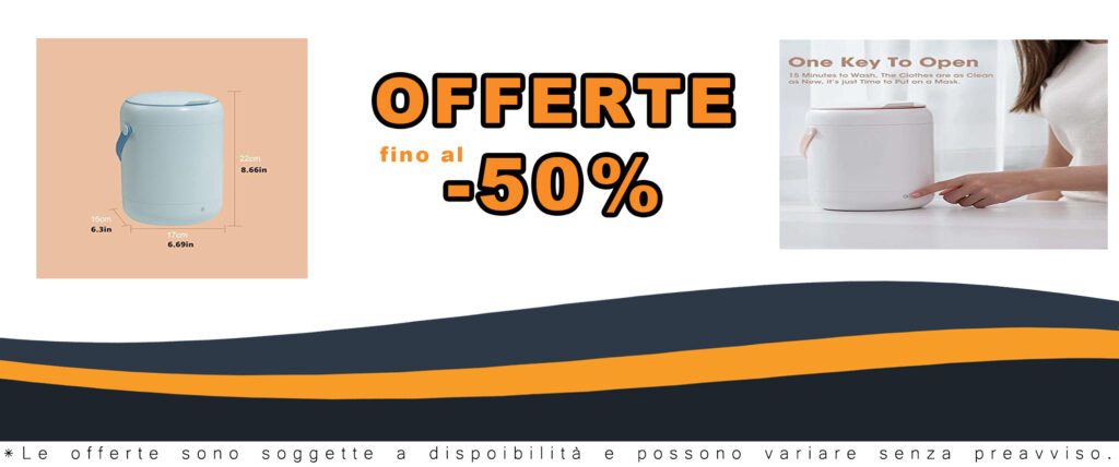 Samnuerly Lavatrice compatta Personale 2.8L, Mini Lavatrice Elettrica Portatile, Biancheria Intima con Luce Blu