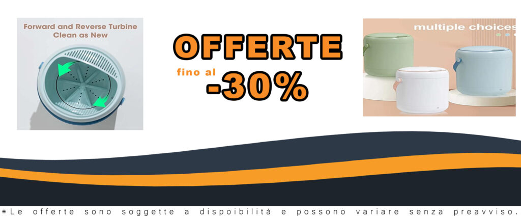 Samnuerly Eco Washer 2.8L Mini Lavatrice Blu con Luce