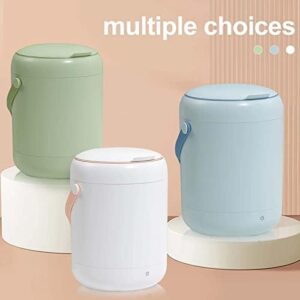Samnuerly Eco Washer 2.8L Mini Lavatrice Portatile Blu con Luce Blu LED