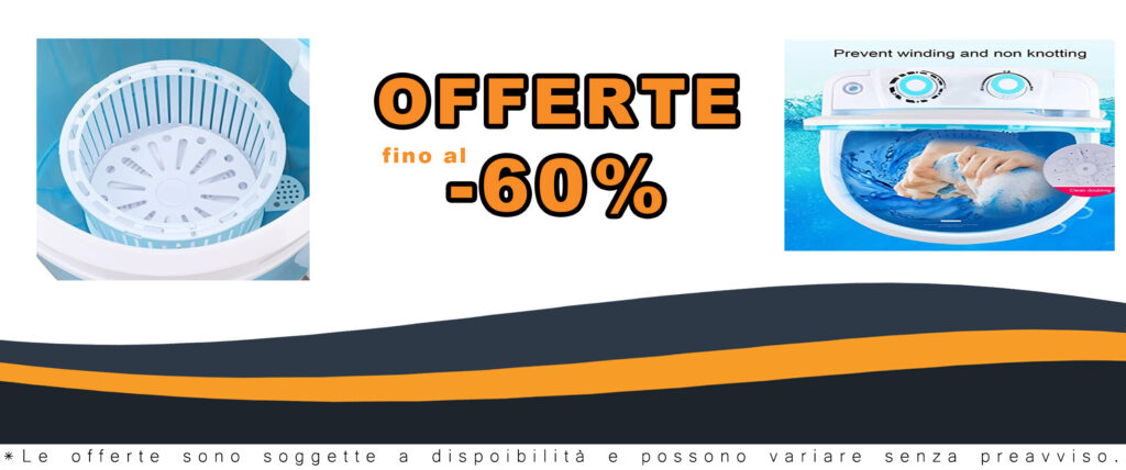 AMONIDA Mini Lavasciuga Combinata 22L - Lavatrice compatta per campeggio e camper