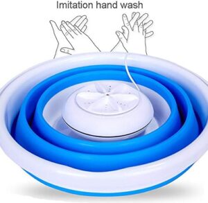 Mini Lavatrice Portatile con Pulizia ad Ultrasuoni per Biancheria Intima e Calze