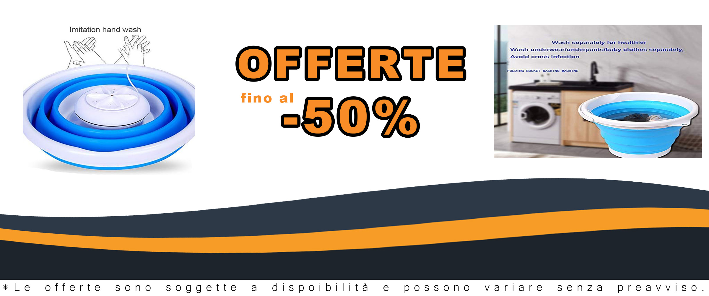 Mini Lavatrice Portatile con Pulizia ad Ultrasuoni per Biancheria Intima e Calze