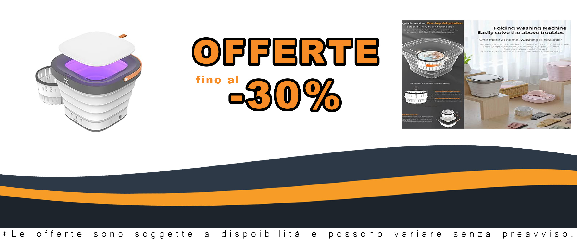 KANBUN Lavatrice Pieghevole 100V-240V 9L, mini lavatrice portatile grigia con centrifuga