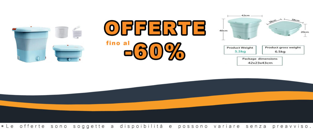 AXTMR Lavatrice Pieghevole Multifunzionale