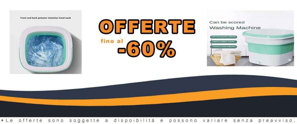 Mini Lavatrice Pieghevole 1.8kg Portable Washing Machine, perfetta per appartamenti, dormitori e viaggi d'affari