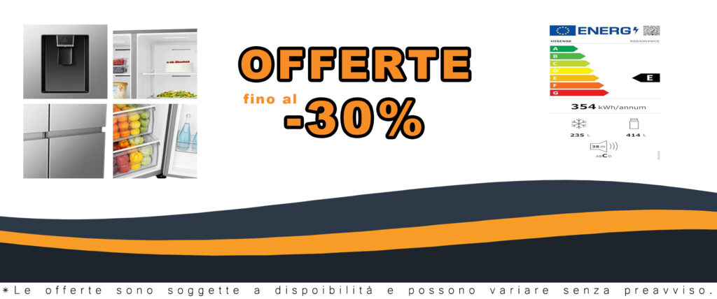 Hisense RS840N4WCE Frigorifero Side by Side con Control Touch, Capacità di 649 litri, Total No Frost e Motore Inverter