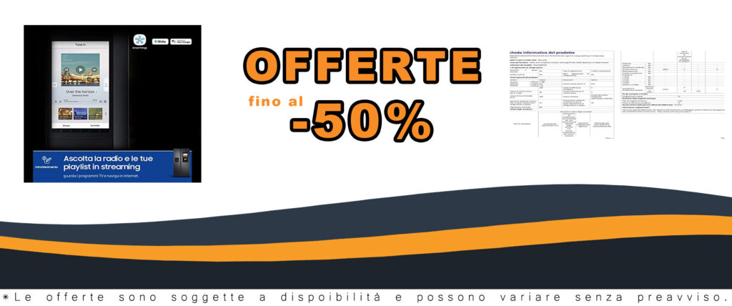 Samsung Frigorifero Side By Side con Family Hub™ RS6HA8891B1/EF, vista frontale, capacità 614L, design moderno e funzionale, Twin Cooling Plus™, con dispenser dell'acqua e WiFi