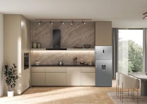 Whirlpool WT70E 832 X AQUA, frigorifero doppia porta da 419 litri con tecnologia No Frost e classe energetica E