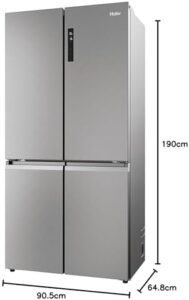 Haier CUBE 90 SERIE 5 HCR5919ENMP Frigorifero Inox con tecnologia Total No Frost e compressore Inverter