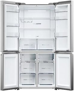 Haier CUBE 90 SERIE 5 HCR5919ENMP Frigorifero Inox con tecnologia Total No Frost e compressore Inverter