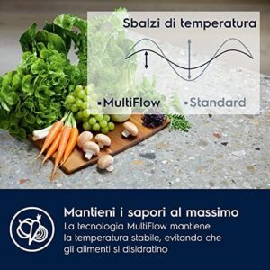Frigocongelatore Electrolux Serie 700 da incasso con tecnologia Twintech, cassetto GreenZone+ e capacità di 269 litri.