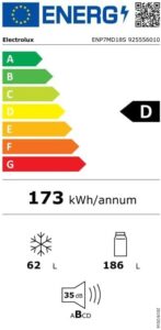 Frigocongelatore Electrolux Serie 700 da incasso con tecnologia Twintech, cassetto GreenZone+ e capacità di 269 litri.